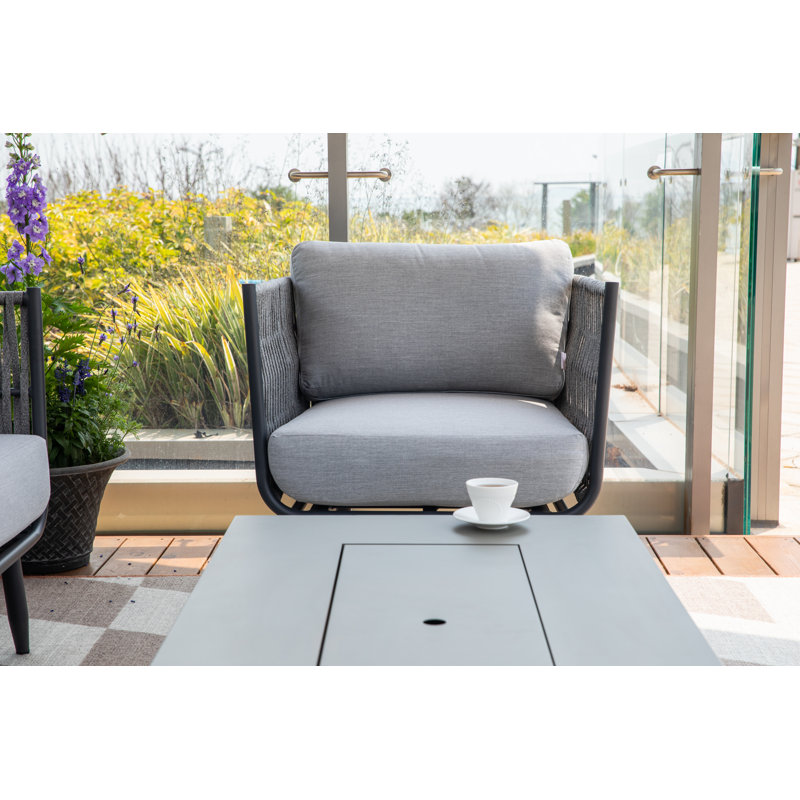 Ensemble de chaises pivotantes deux pièces Milano avec coussins Sunbrella