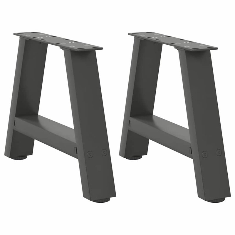 Sarbash Table Leg, Anthracite, 31cm H x 50cm W
