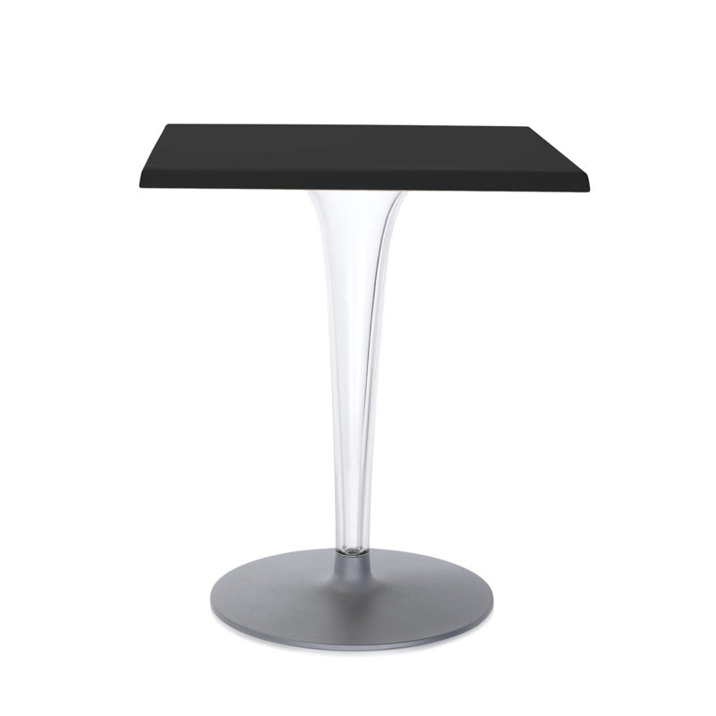 Table basse TopTop II, Mélamine noire, H 28,5 po x L 28 po x l 28 po