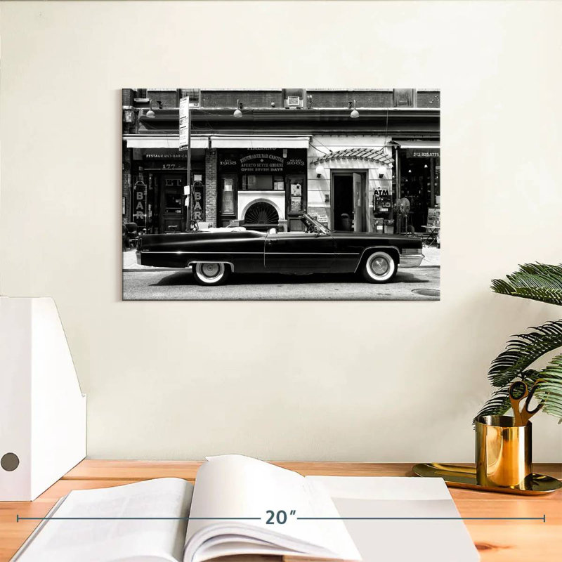 Mehar Black Cadillac, 8'' H X 12'' W