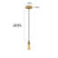 Armoy - Light French Gold Cluster Pendant-1569105876