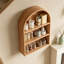 Étagère murale en bois composite à 3 niveaux, de style moderne, idéale pour la chambre à coucher, la salle de bain, la cuisine ou le salon.-322048495