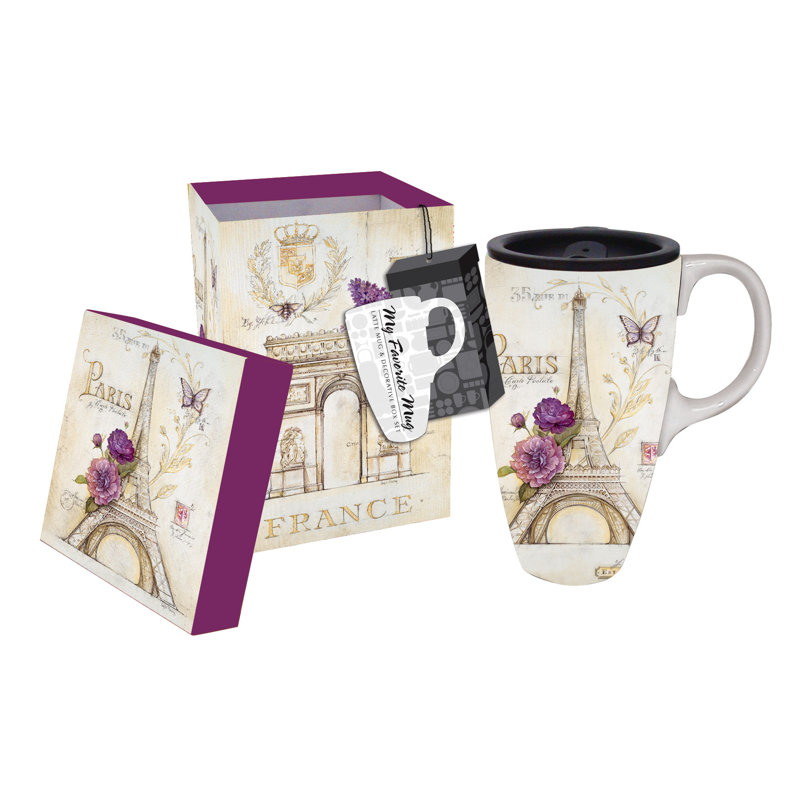 Grande tasse de voyage 17 onces french lilacs