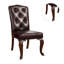 Chaise d'appoint capitonnée Topton