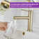 Single-Hole Single-handle Bathroom Faucet with Drain Assembly