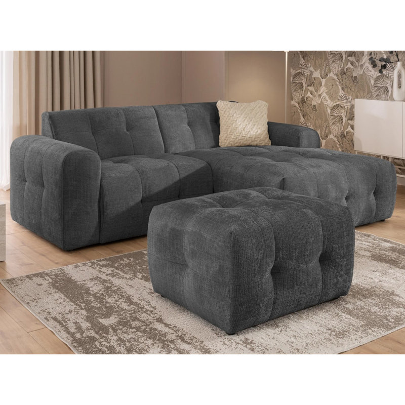 Kozy 6 Seater Sectional, Right-Hand Facing, Grey