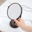 Swivel Free Standing Vanity Makeup Mirror for Bathroom Countertops - Bronze
