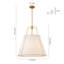 Luminaire suspendu fuselé en lin 4 lumières Nyjel-159815823-159815820-151244206
