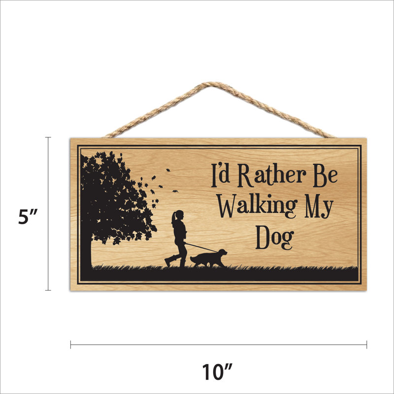 Je serais plutôt promener le chien