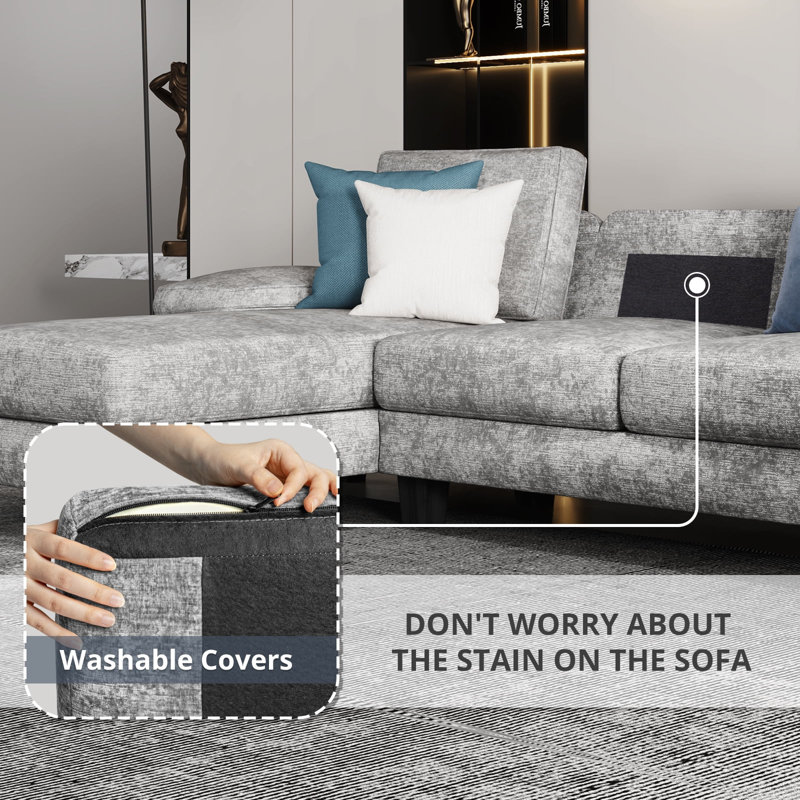 Ahupendra 3 - Piece Upholstered Sectional