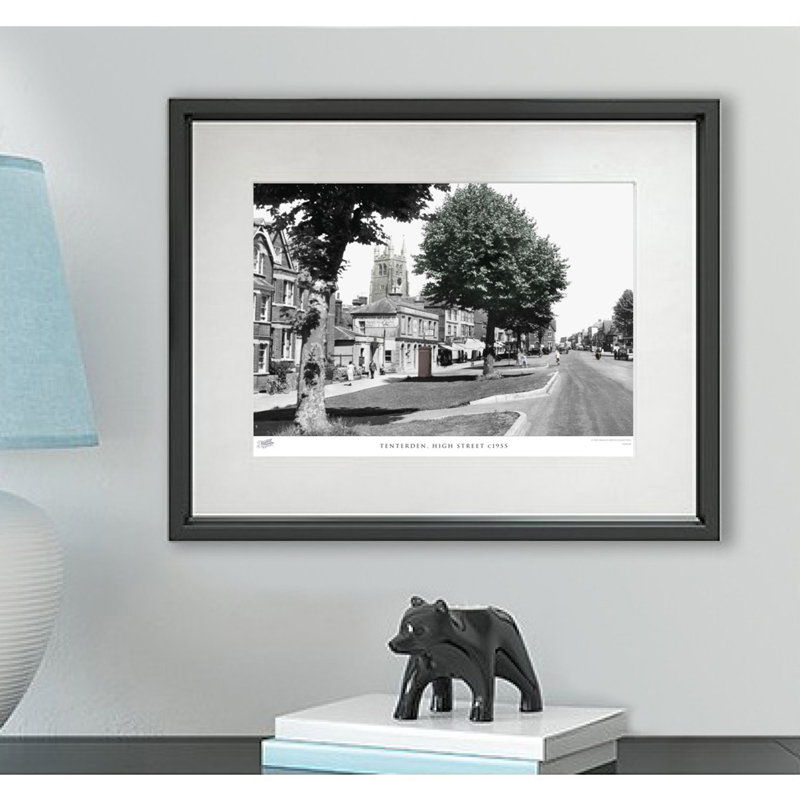 Tenterden, High Street C1955 by Francis Frith - Single Picture Frame Print, 60cm H x 80cm W x 2.3cm D