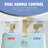 Precision Control Stainless Steel Luxury Gold 3-hole Bathroom Sink Faucet