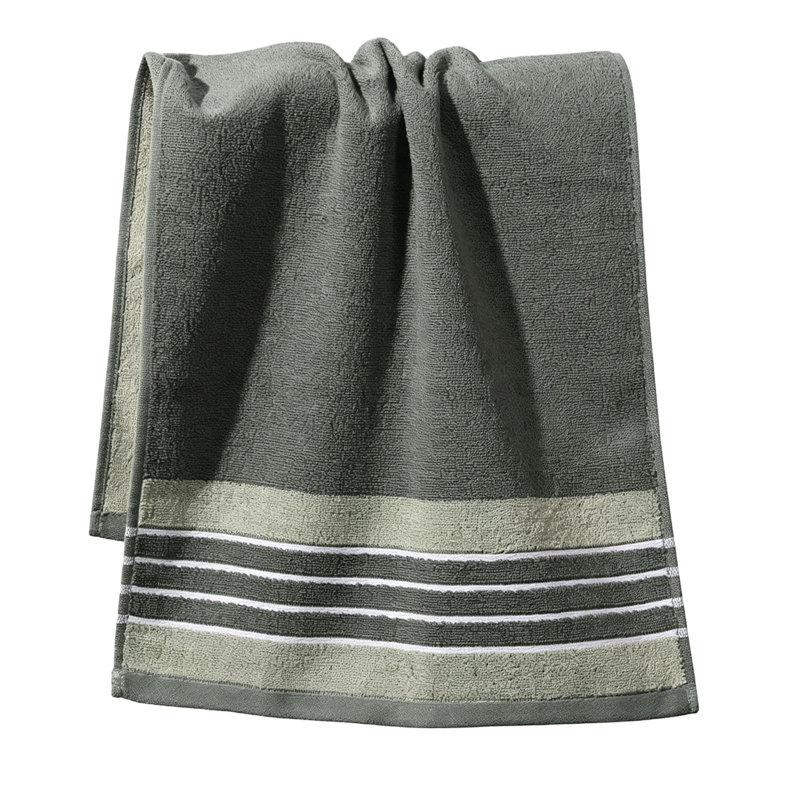 Soft Absorbent Quick Dry Face Towel, Lint Free Hand Towel And Facial Washcloth For Daily Home Use, 13.8x28.3in Green, Green
