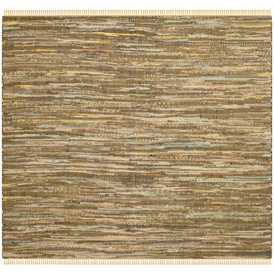 Desilva Rug Hand Woven Cotton Striped Rug