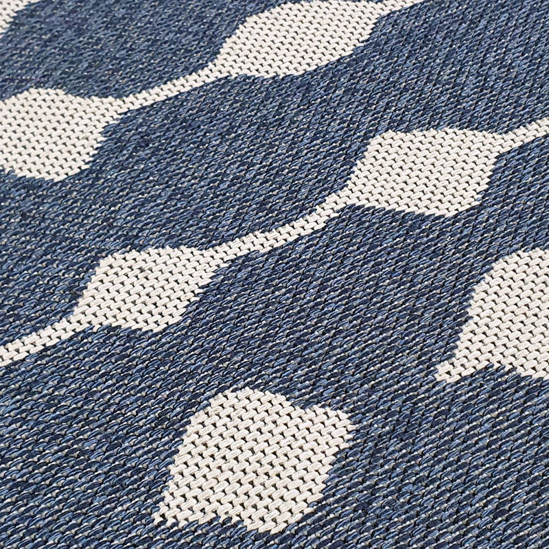 Crouse Moroccan Cotton Area Rug, Rectangle 75 x 150cm