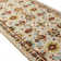 Custom Size Anti Slip Low Pile Oriental Mahal Cream Design Runner Rug for Indoor