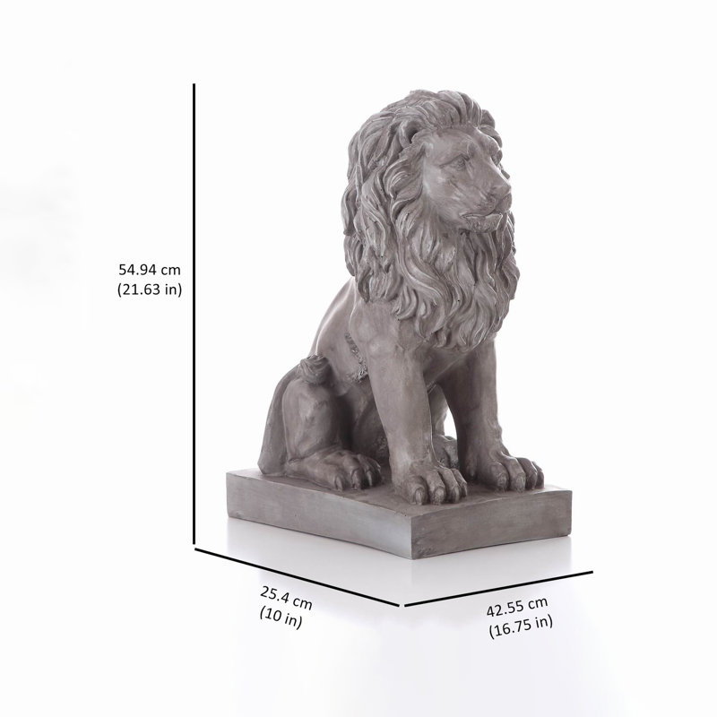 Animals Weather Resistant Water Resistant UV Resistant Polyresin Garden Statue