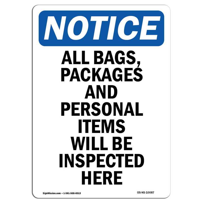 Heavy Duty Sign