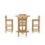 Descanso Sedona 5 Piece Teak Dining Set