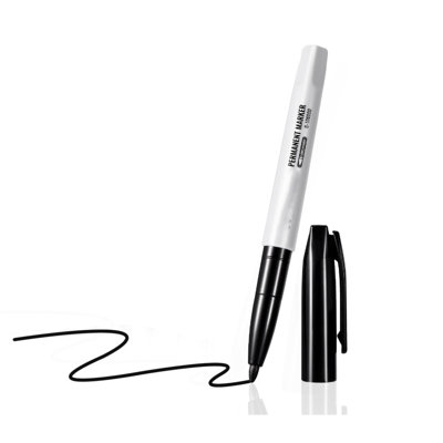 Permanent Markers, 36 Pack Black Permanent Marker Set, Quick Drying & Fade Resistant, Fine Point Markers for Plastic, Paper, Metal, and More