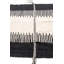 Tapis noir et blanc Mosser