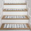 Tapis d'escalier moderne antidérapant lavable à la machine