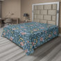 Pale Salmon/Sea Blue Floral