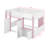 Full Low Loft Bed With Storage, Door And Window, Wood Playhouse Bed Frame With Storage-1821989597