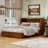 Modern Queen Murphy Bed with Storage Drawers & Charger, Solid Wood, Includes Mattress, Easy 60-Min Assembly