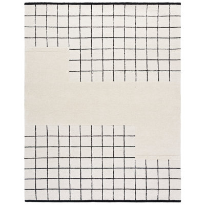 Genre 250 Hand Tufted Wool; Cotton Geometric Shapes Rug