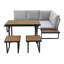 6 - Person Patio Dining Set with Rectangular Table-1459637296