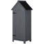Aana 3 ft. W x 2 ft. D Solid Wood Apex Tool Shed