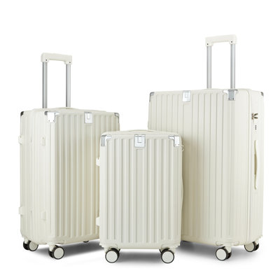 3-Piece Large-Capacity Luggage with Removable Wheels, Suitable For Travel Vacations / Business Trips / Campus Life