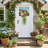 17.72 Inch Hydrangea Wreath Rustic Style Garden Decor