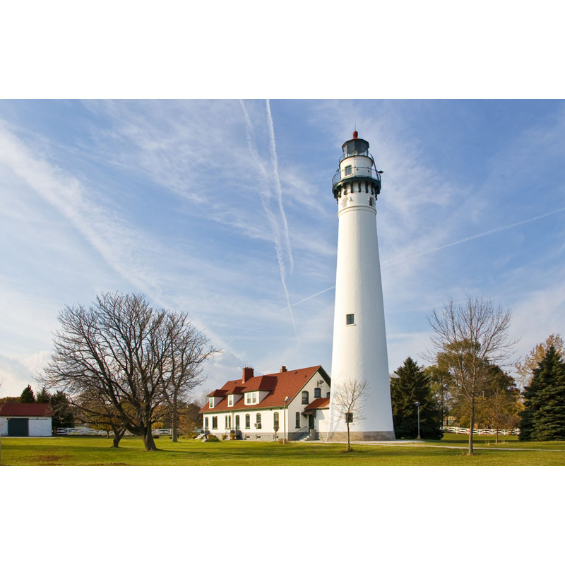 Phare de Wind Point, Wisconsin, H 12 po x l 18 po