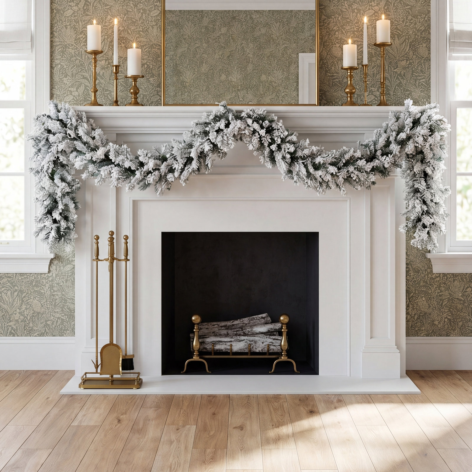Pfeiffer 108'' in. Faux Pine Garland
