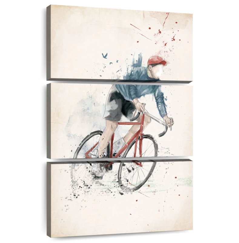 Mehar I Want To Ride My Bicycle, 74" H x 48" W
