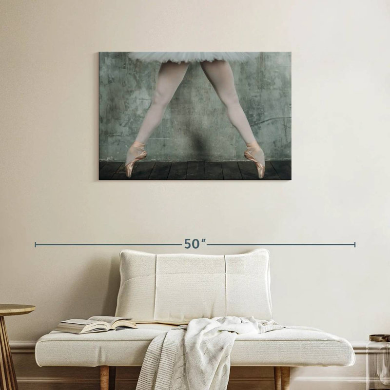 Pieds toniques d'une ballerine