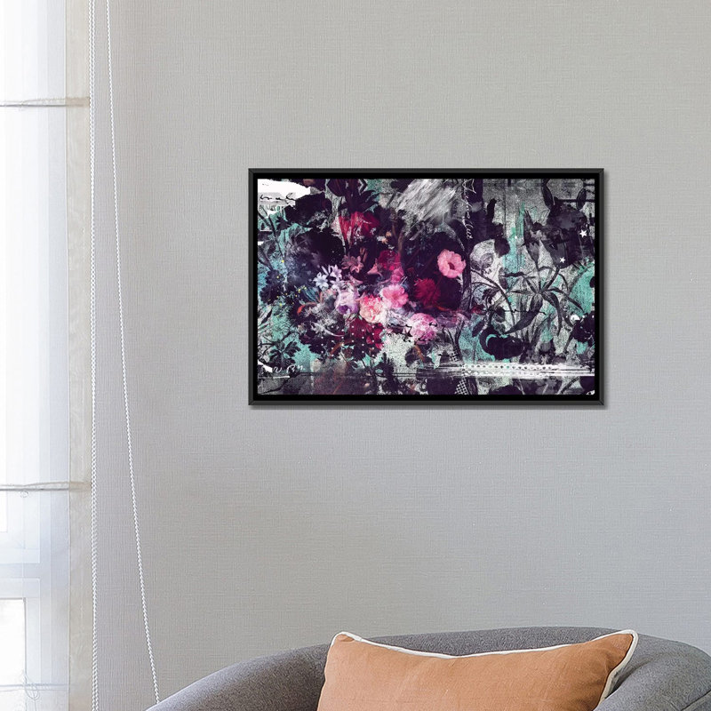 « revenant » par teis albers, impression sur toile, H 18 po x l 26 po x P 1,5 po, Toile avec cadre flottant noir