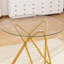 Table de salle à manger Gold Glass