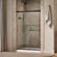 Revel Sliding Shower Door, 70-In H X 44-5/8 - 47-5/8-In W, With 1/4-In Thick Frosted Glass-1417461400-1398113024