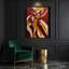 Art mural abstrait sur toile brune-579430808