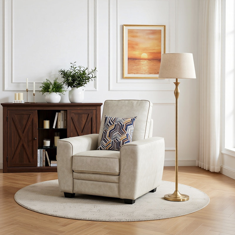 Fauteuil 36,6 po, Beige