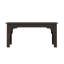 Bureau de direction 69 po Hilda avec 6 tiroirs, finition grain de bois de noyer