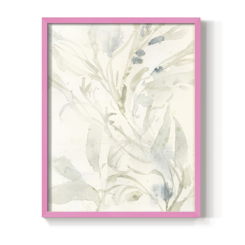 Impression encadrée Elegant Sea Koster IV - bois massif, H 15 po x l 12 po, Rose