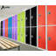 Casier 2 portes 72 po x 12 po x 12 po à 2 portes en acier avec serrure à clé - Rangement pour employés, étudiants, salle de sport, lieu de travail - Comprend les tablettes, les crochets, la ventilation et le porte-carte - Assemblage facile-44192916