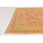 Tapis noué la one-of-kind à la main-nouvelle ère rouille rouge 3 pi 4 po x 5 pi aire de laine Elland