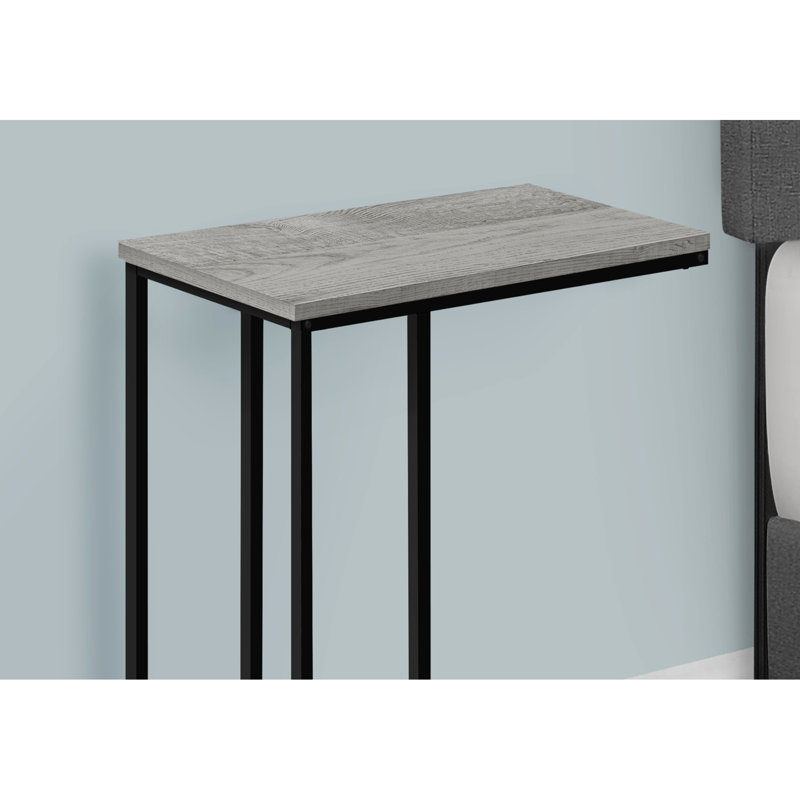 Table de salon avec surface grise - et fonctionnelle moderne pour le hall d'entrée en métal stratifié