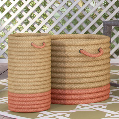 Breakwater Bay Fabric Decorative Basket