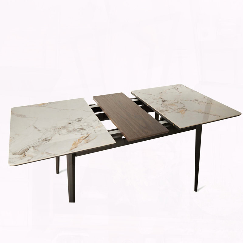 Table de salle à manger extensible Rock Plate pour 6-8 personnes
